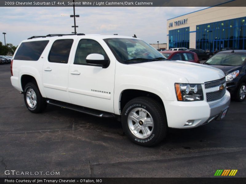 Summit White / Light Cashmere/Dark Cashmere 2009 Chevrolet Suburban LT 4x4