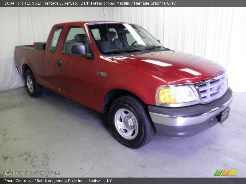 Dark Toreador Red Metallic / Heritage Graphite Grey 2004 Ford F150 XLT Heritage SuperCab