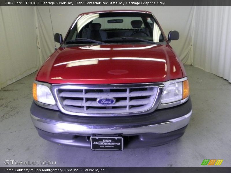 Dark Toreador Red Metallic / Heritage Graphite Grey 2004 Ford F150 XLT Heritage SuperCab