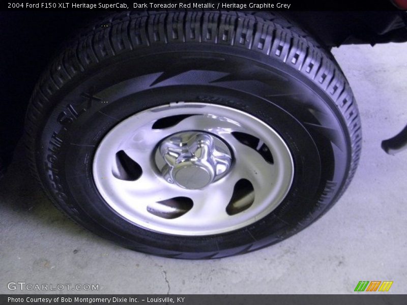 Dark Toreador Red Metallic / Heritage Graphite Grey 2004 Ford F150 XLT Heritage SuperCab