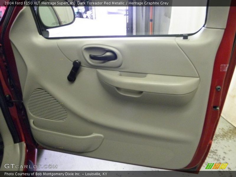 Dark Toreador Red Metallic / Heritage Graphite Grey 2004 Ford F150 XLT Heritage SuperCab