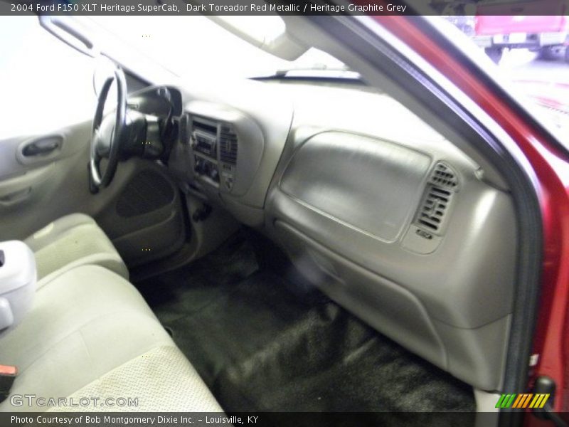 Dark Toreador Red Metallic / Heritage Graphite Grey 2004 Ford F150 XLT Heritage SuperCab