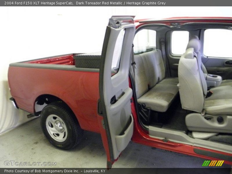 Dark Toreador Red Metallic / Heritage Graphite Grey 2004 Ford F150 XLT Heritage SuperCab