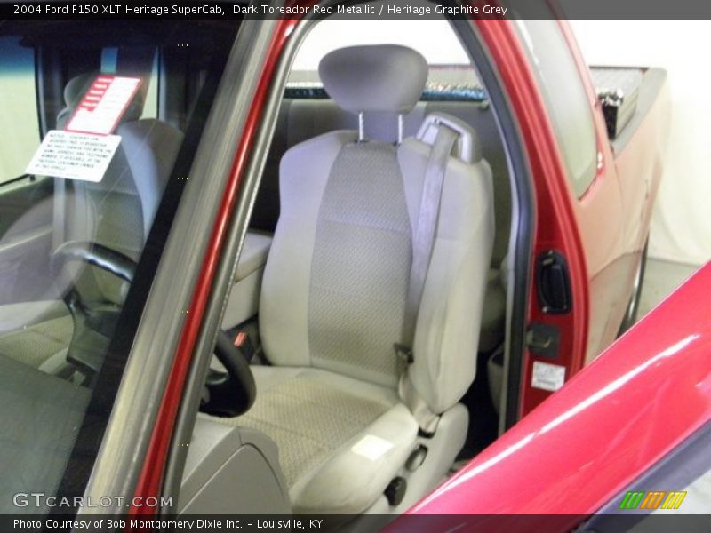 Dark Toreador Red Metallic / Heritage Graphite Grey 2004 Ford F150 XLT Heritage SuperCab