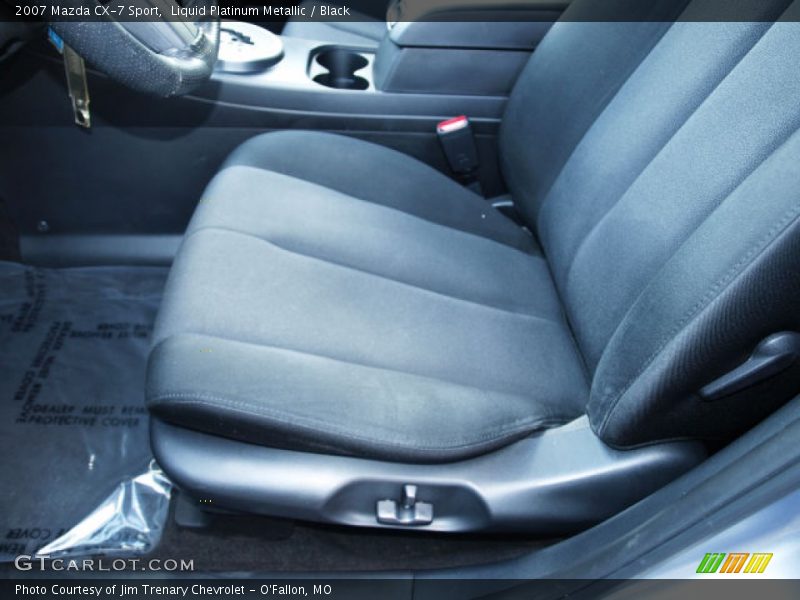 Liquid Platinum Metallic / Black 2007 Mazda CX-7 Sport