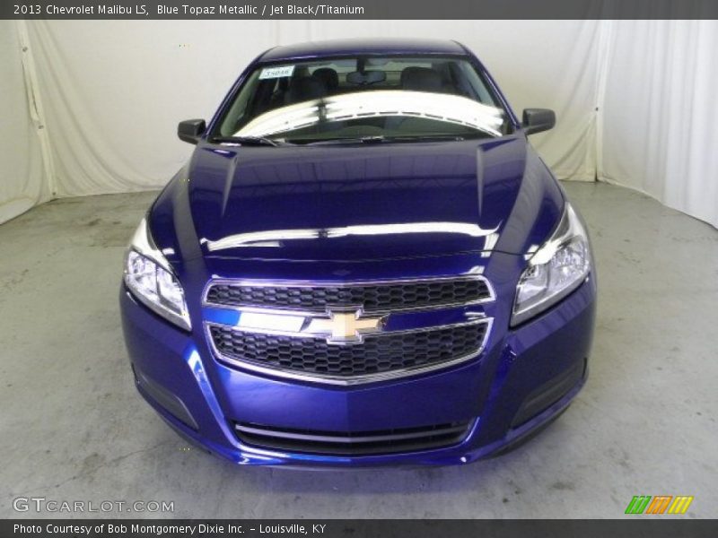 Blue Topaz Metallic / Jet Black/Titanium 2013 Chevrolet Malibu LS