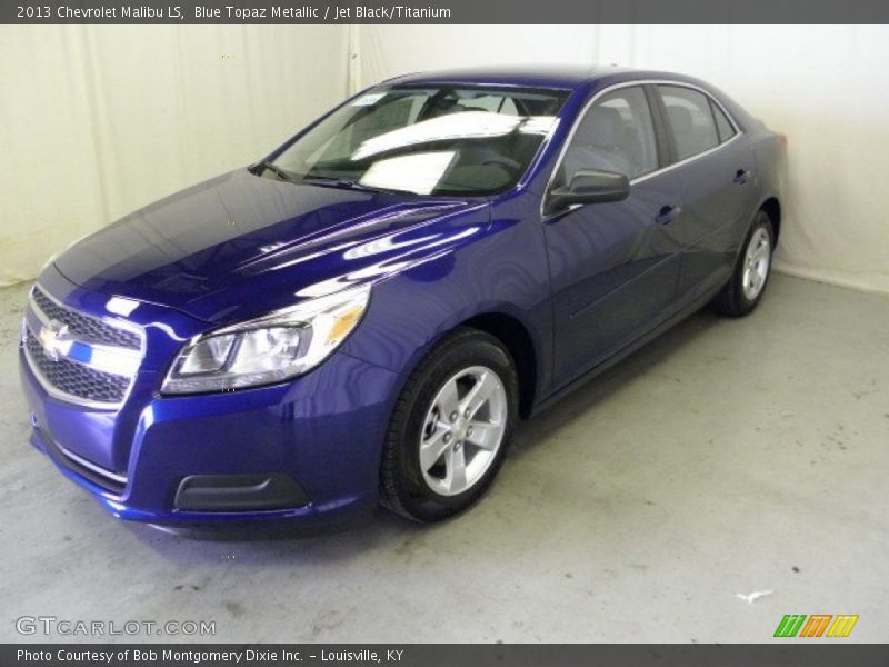 Blue Topaz Metallic / Jet Black/Titanium 2013 Chevrolet Malibu LS