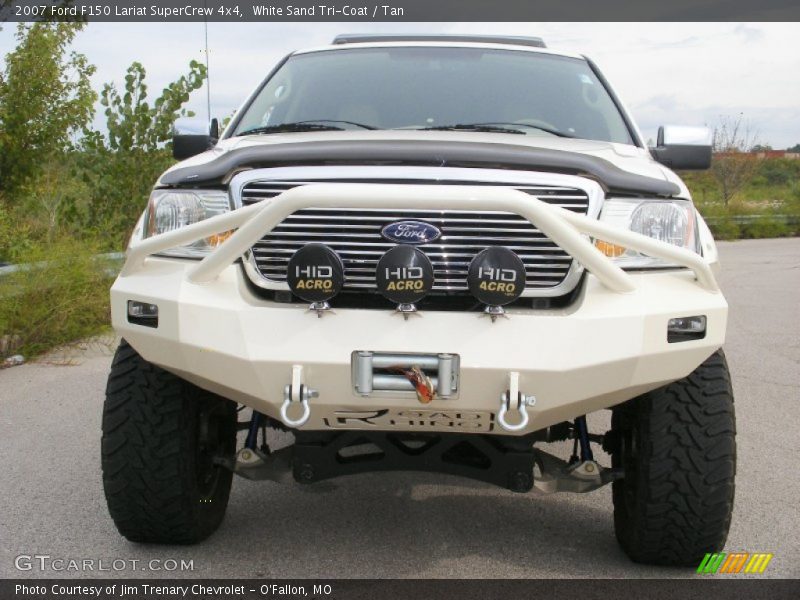 White Sand Tri-Coat / Tan 2007 Ford F150 Lariat SuperCrew 4x4