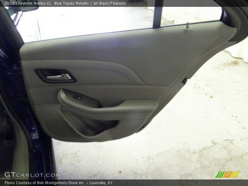 Blue Topaz Metallic / Jet Black/Titanium 2013 Chevrolet Malibu LS