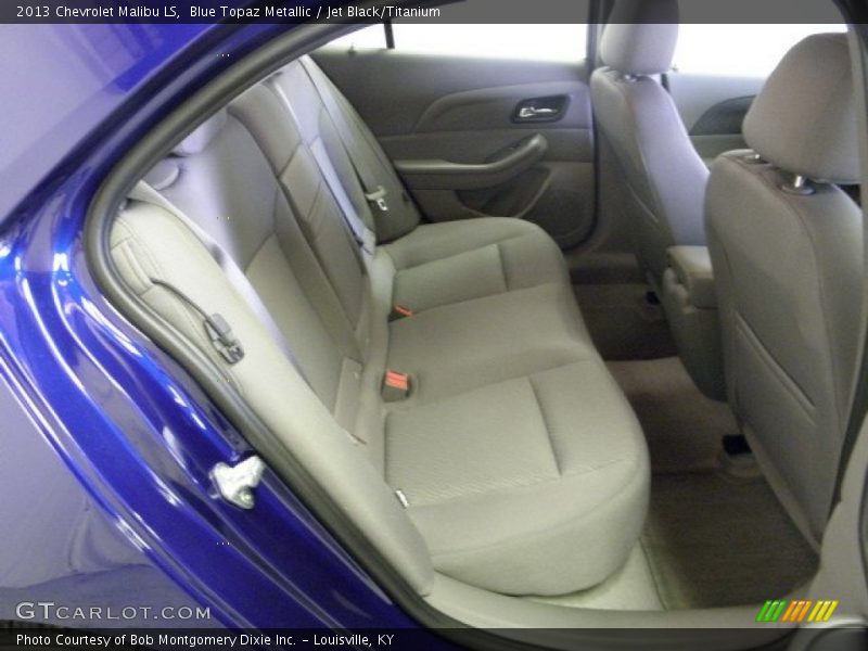 Blue Topaz Metallic / Jet Black/Titanium 2013 Chevrolet Malibu LS