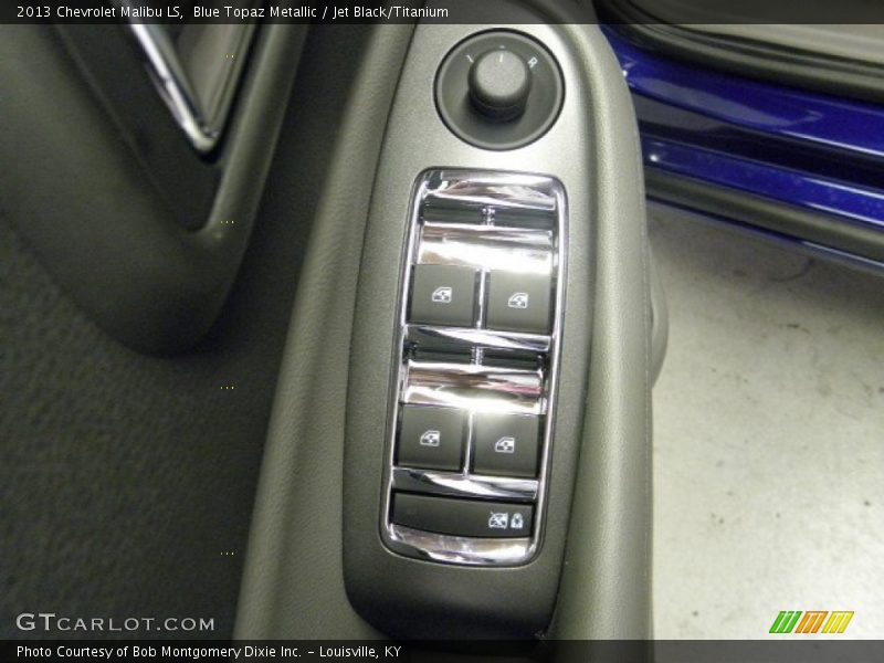 Blue Topaz Metallic / Jet Black/Titanium 2013 Chevrolet Malibu LS