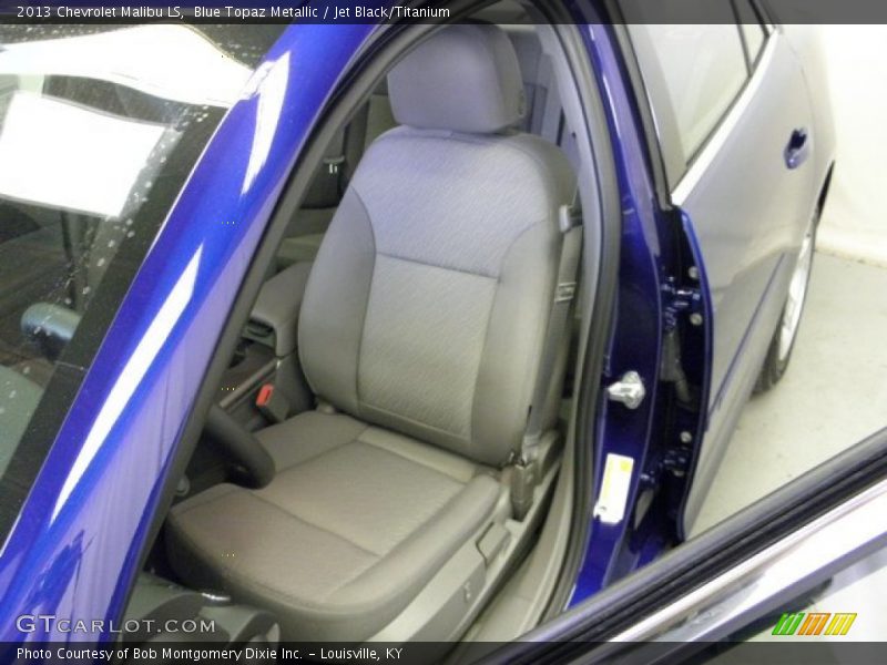 Blue Topaz Metallic / Jet Black/Titanium 2013 Chevrolet Malibu LS
