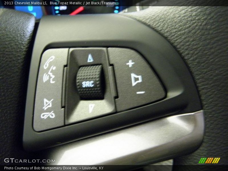 Blue Topaz Metallic / Jet Black/Titanium 2013 Chevrolet Malibu LS