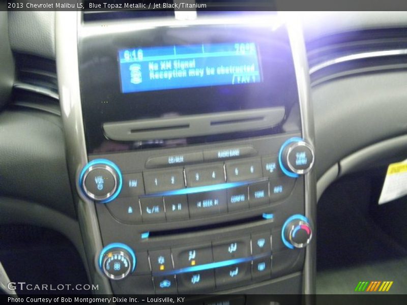 Blue Topaz Metallic / Jet Black/Titanium 2013 Chevrolet Malibu LS
