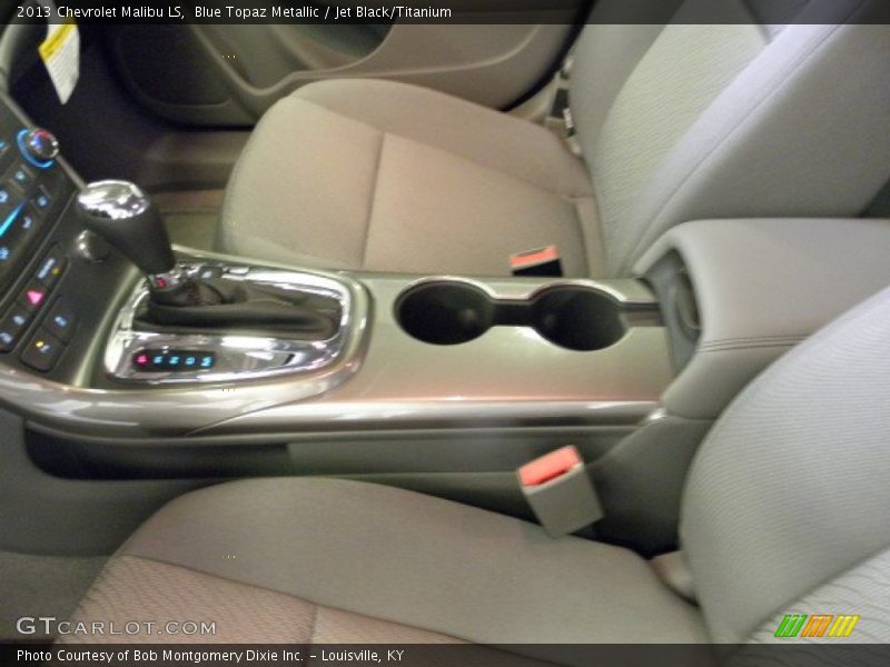 Blue Topaz Metallic / Jet Black/Titanium 2013 Chevrolet Malibu LS