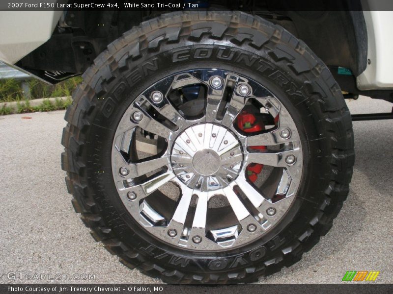 Custom Wheels of 2007 F150 Lariat SuperCrew 4x4