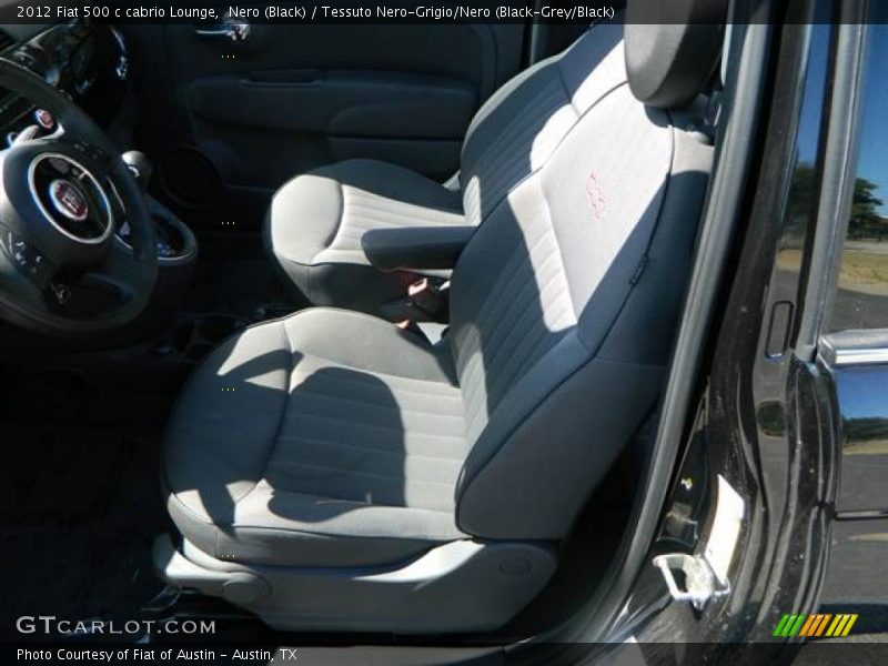 Front Seat of 2012 500 c cabrio Lounge
