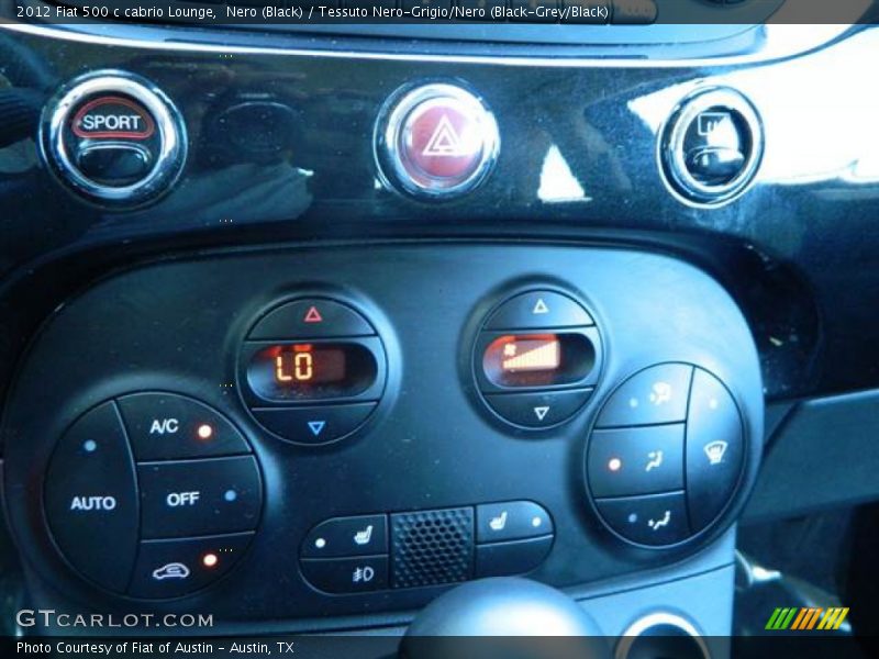 Controls of 2012 500 c cabrio Lounge