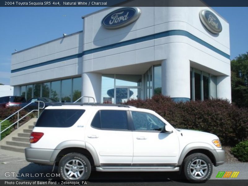 Natural White / Charcoal 2004 Toyota Sequoia SR5 4x4