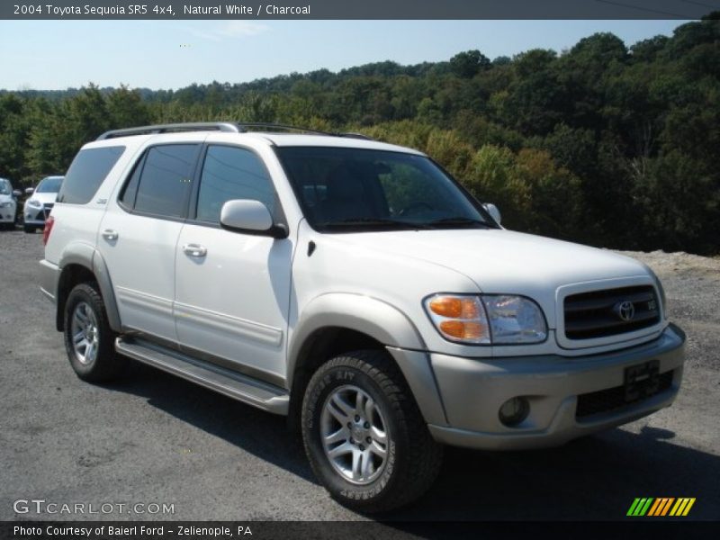 Natural White / Charcoal 2004 Toyota Sequoia SR5 4x4