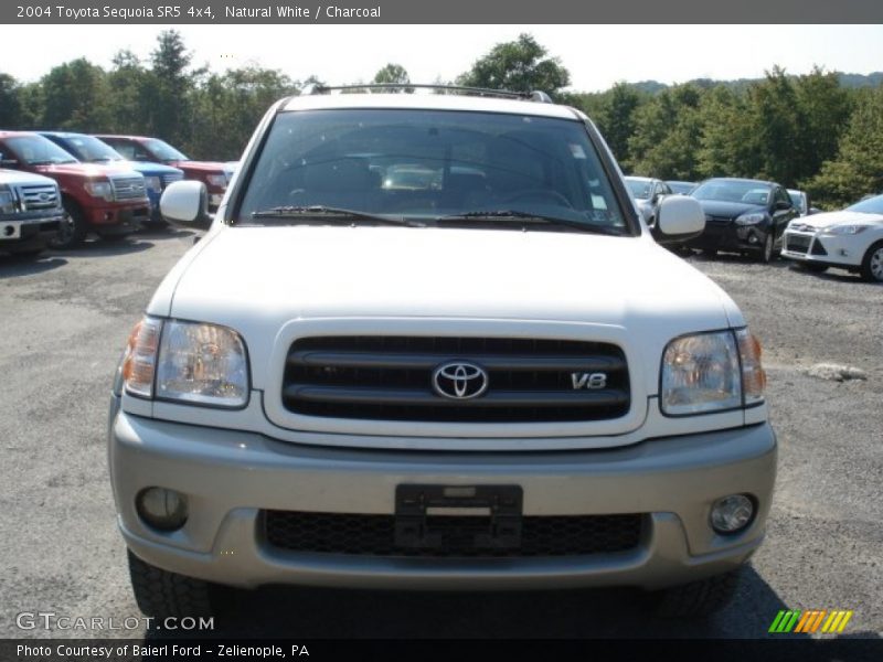 Natural White / Charcoal 2004 Toyota Sequoia SR5 4x4