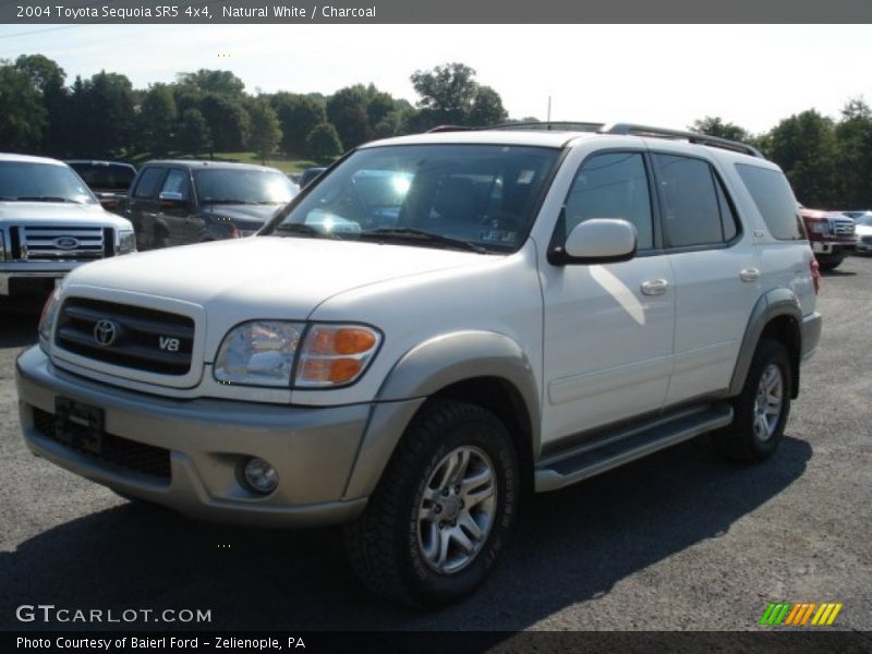 Natural White / Charcoal 2004 Toyota Sequoia SR5 4x4