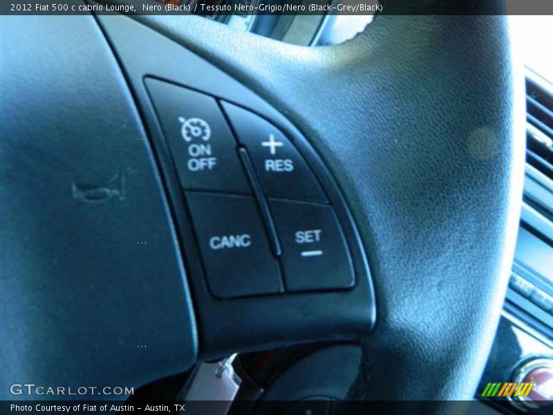 Controls of 2012 500 c cabrio Lounge