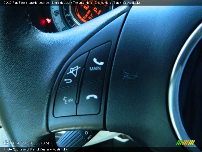 Controls of 2012 500 c cabrio Lounge