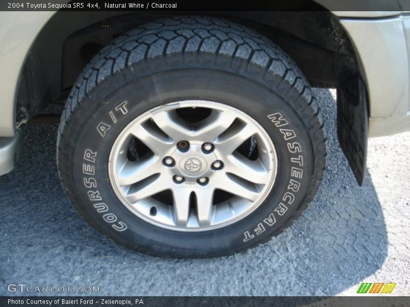 Natural White / Charcoal 2004 Toyota Sequoia SR5 4x4