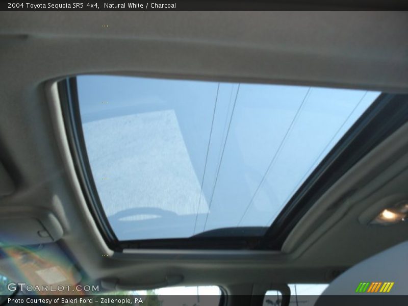 Natural White / Charcoal 2004 Toyota Sequoia SR5 4x4