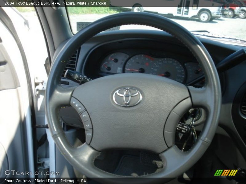 Natural White / Charcoal 2004 Toyota Sequoia SR5 4x4