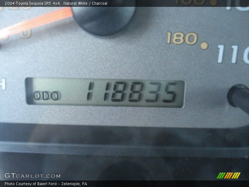 Natural White / Charcoal 2004 Toyota Sequoia SR5 4x4
