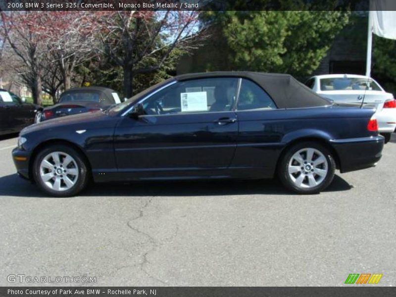 Monaco Blue Metallic / Sand 2006 BMW 3 Series 325i Convertible