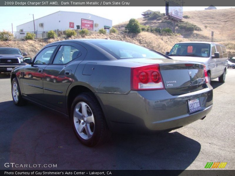 Dark Titanium Metallic / Dark Slate Gray 2009 Dodge Charger SXT AWD