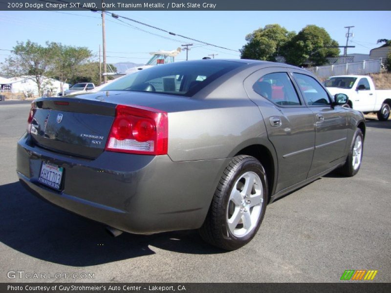 Dark Titanium Metallic / Dark Slate Gray 2009 Dodge Charger SXT AWD