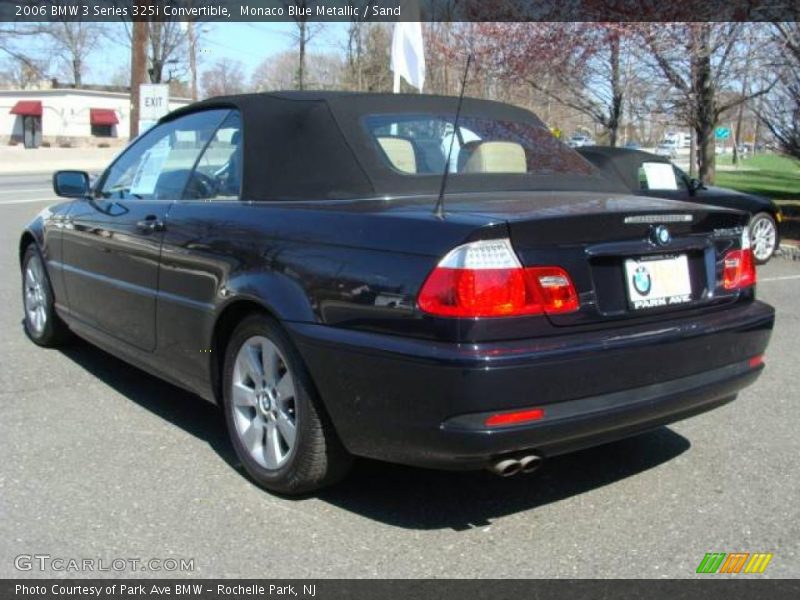 Monaco Blue Metallic / Sand 2006 BMW 3 Series 325i Convertible