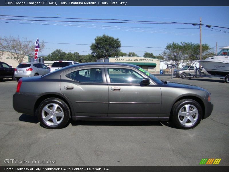 Dark Titanium Metallic / Dark Slate Gray 2009 Dodge Charger SXT AWD