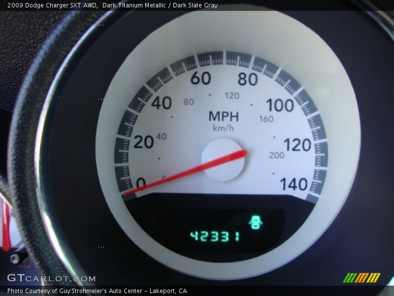 Dark Titanium Metallic / Dark Slate Gray 2009 Dodge Charger SXT AWD