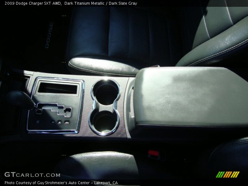 Dark Titanium Metallic / Dark Slate Gray 2009 Dodge Charger SXT AWD