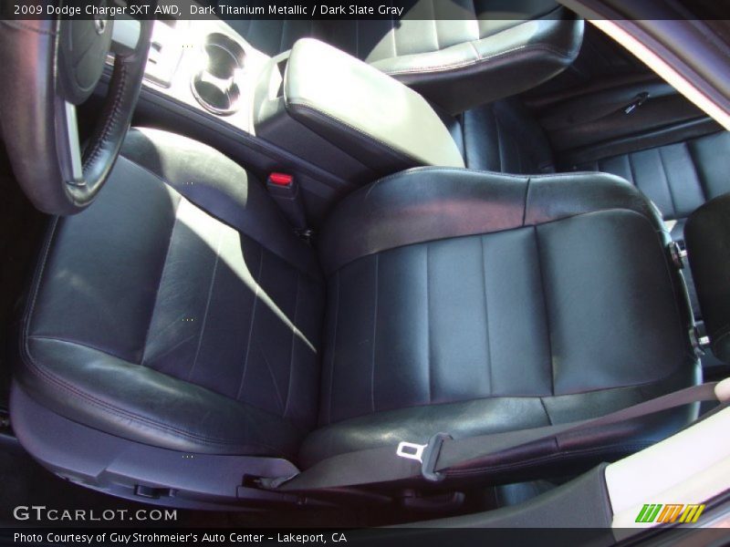 Dark Titanium Metallic / Dark Slate Gray 2009 Dodge Charger SXT AWD