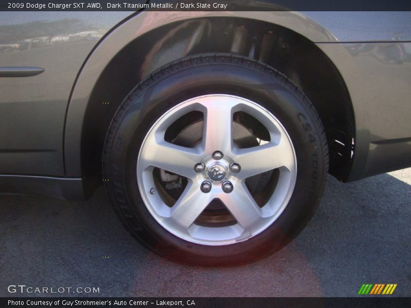 Dark Titanium Metallic / Dark Slate Gray 2009 Dodge Charger SXT AWD