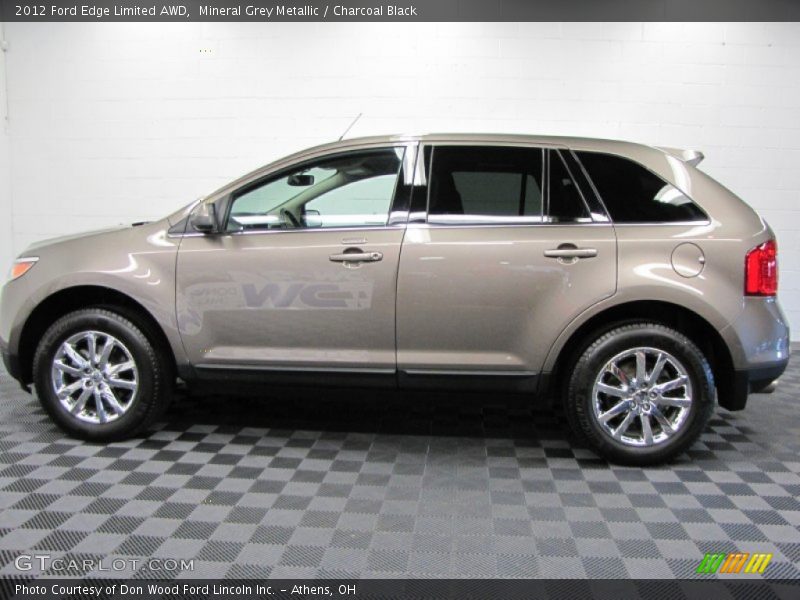 Mineral Grey Metallic / Charcoal Black 2012 Ford Edge Limited AWD