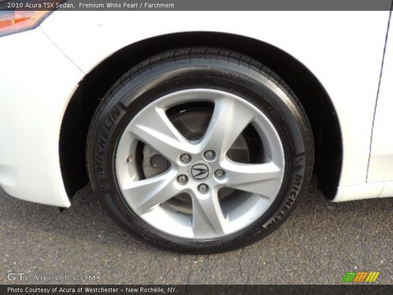 Premium White Pearl / Parchment 2010 Acura TSX Sedan