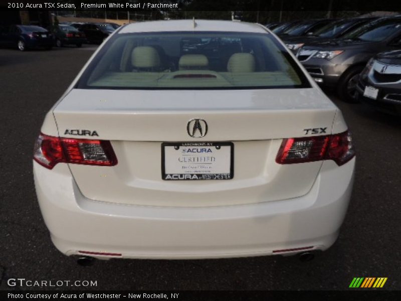 Premium White Pearl / Parchment 2010 Acura TSX Sedan