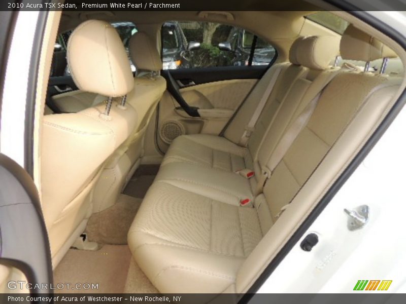 Premium White Pearl / Parchment 2010 Acura TSX Sedan