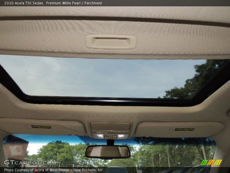 Premium White Pearl / Parchment 2010 Acura TSX Sedan