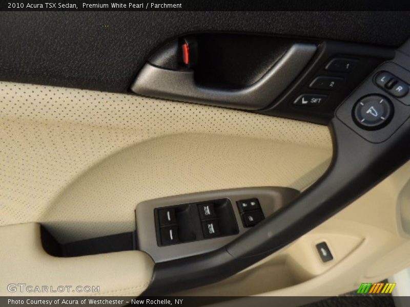 Premium White Pearl / Parchment 2010 Acura TSX Sedan