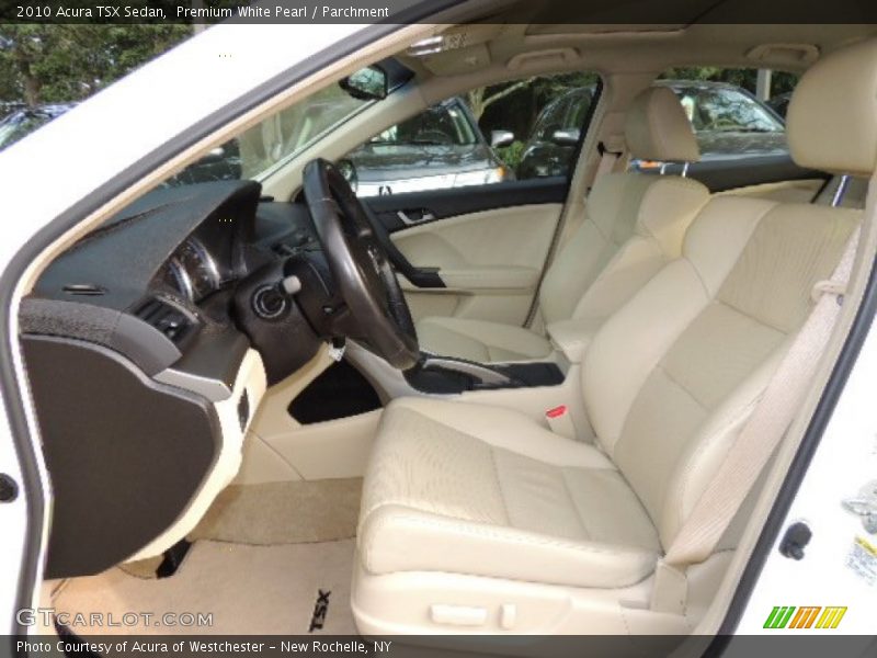 Premium White Pearl / Parchment 2010 Acura TSX Sedan