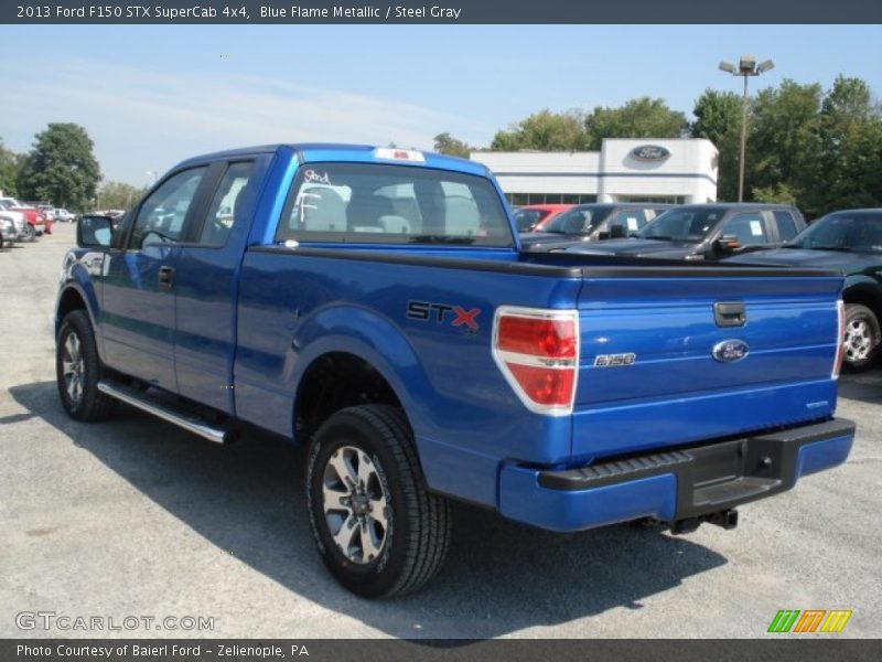 Rear 3/4 View - 2013 Ford F150 STX SuperCab 4x4