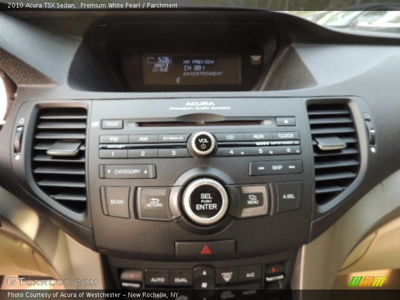 Premium White Pearl / Parchment 2010 Acura TSX Sedan